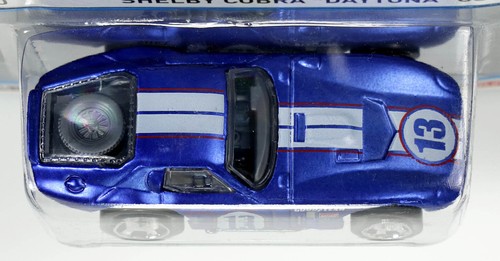 Hot Wheels Shelby Cobra Daytona Coupe Cool Classics Blue Card - Y9436 NRFP - 第 3/4 張圖片