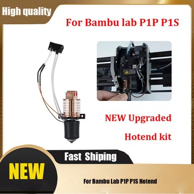 Upgraded Hotend Kit For Bambu Lab P1P P1S 3D Print Accesories Replacement AAU