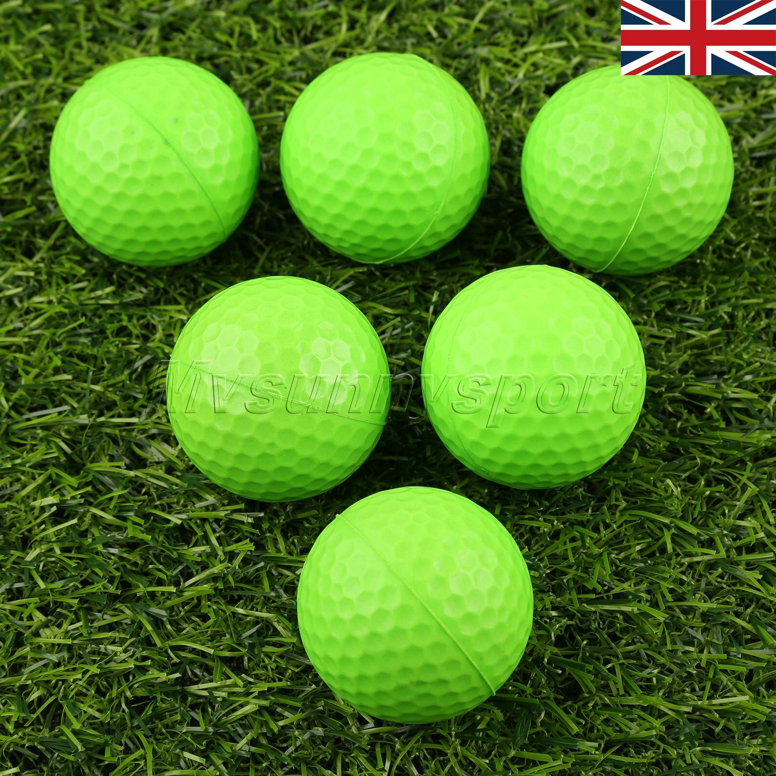 New 20Pcs Durable PU Foam Elastic Sponge Golf Balls Indoor Outdoor
