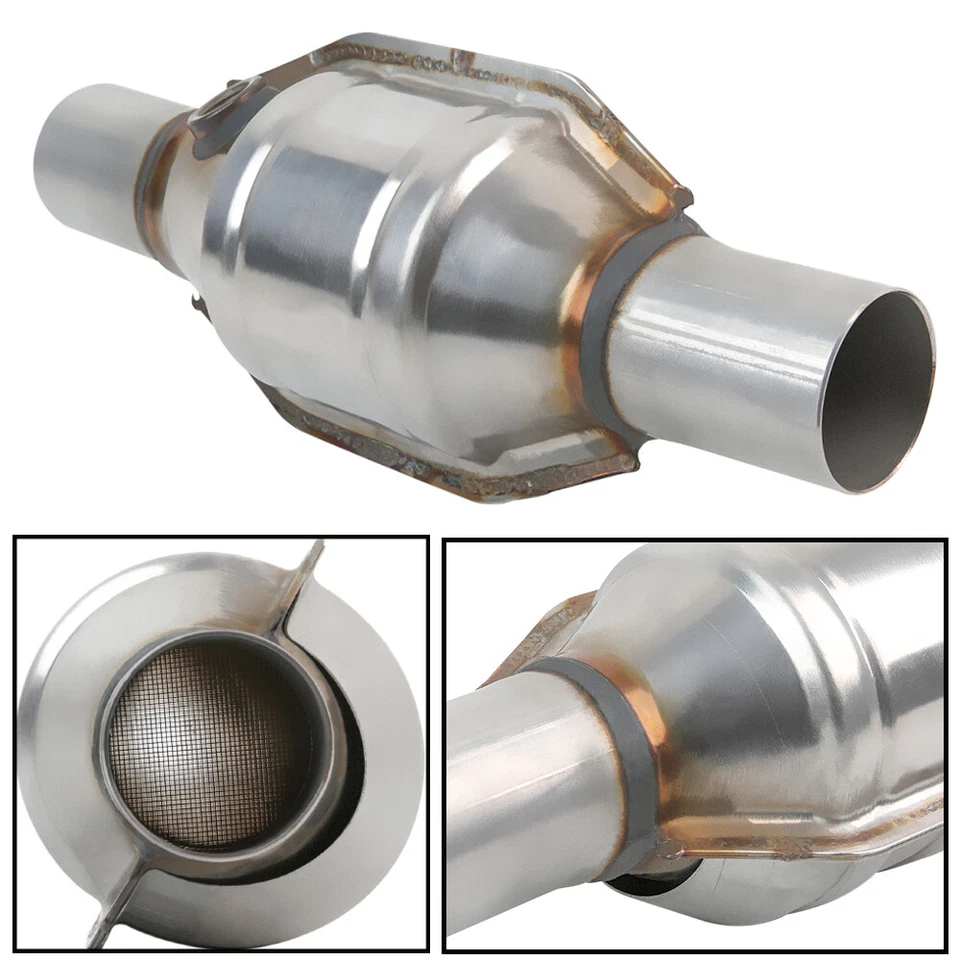 Convertidor catalítico de entrada/salida EPA de acero inoxidable de 2,0" para Mazda B1600 B2000 B2200 Foto 3 de 4