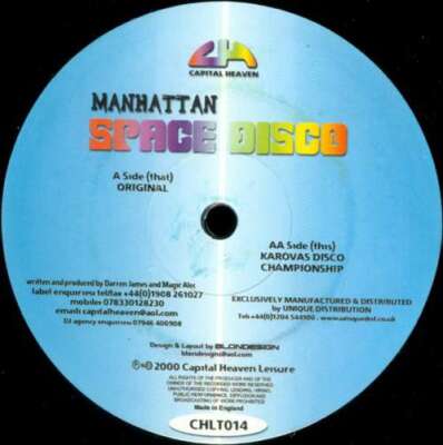 Manhattan - Space Disco 12'' Vinyl Schallplatte 29