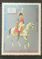 Equatorial Guinea #Mi778 MNH 1976 French Guard Cavalry 1804 [76-04 YT82D]