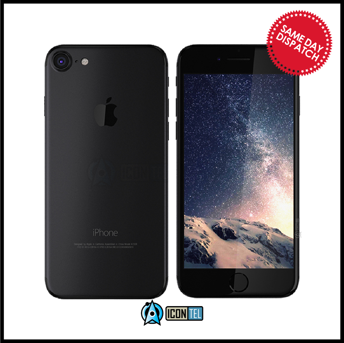 【美品】iPhone7 32GB au ブラック　付属品てんこ盛り iPhone 7 Black 32 GB au ☆iPhone7 ブラック 32GB au（Apple iPhone 7