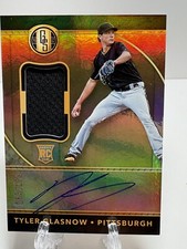 2017 Gold Standard Baseball Tyler Glasnow Rookie Patch Auto 3/199 NO-39