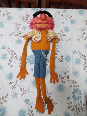 Vintage Animal Hand Puppet Fisher Price Muppet Doll 854 Jim Henson 1976-1978 25''
