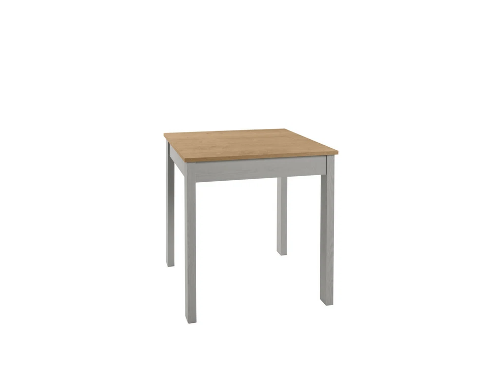 Small, high quality table and 4 chairs, next day delivery, colour oak and grey - Image 2 of 4