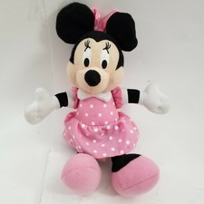 Disney Junior Mickey Mouse Clubhouse, Minnie Plush 10" Pink Dress