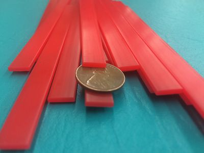 20 Red Dip Spread Cheese Stick 6'' Square Tip Reusable Stir cuttable Flexible