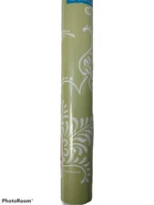 Kittrich Quick Cover Shelf Drawer Liner Potpourri Green Contact Paper New 1.5 YD