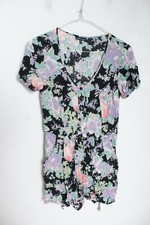 Warehouse Womens Floral All in One Playsuit - size 6 C90 