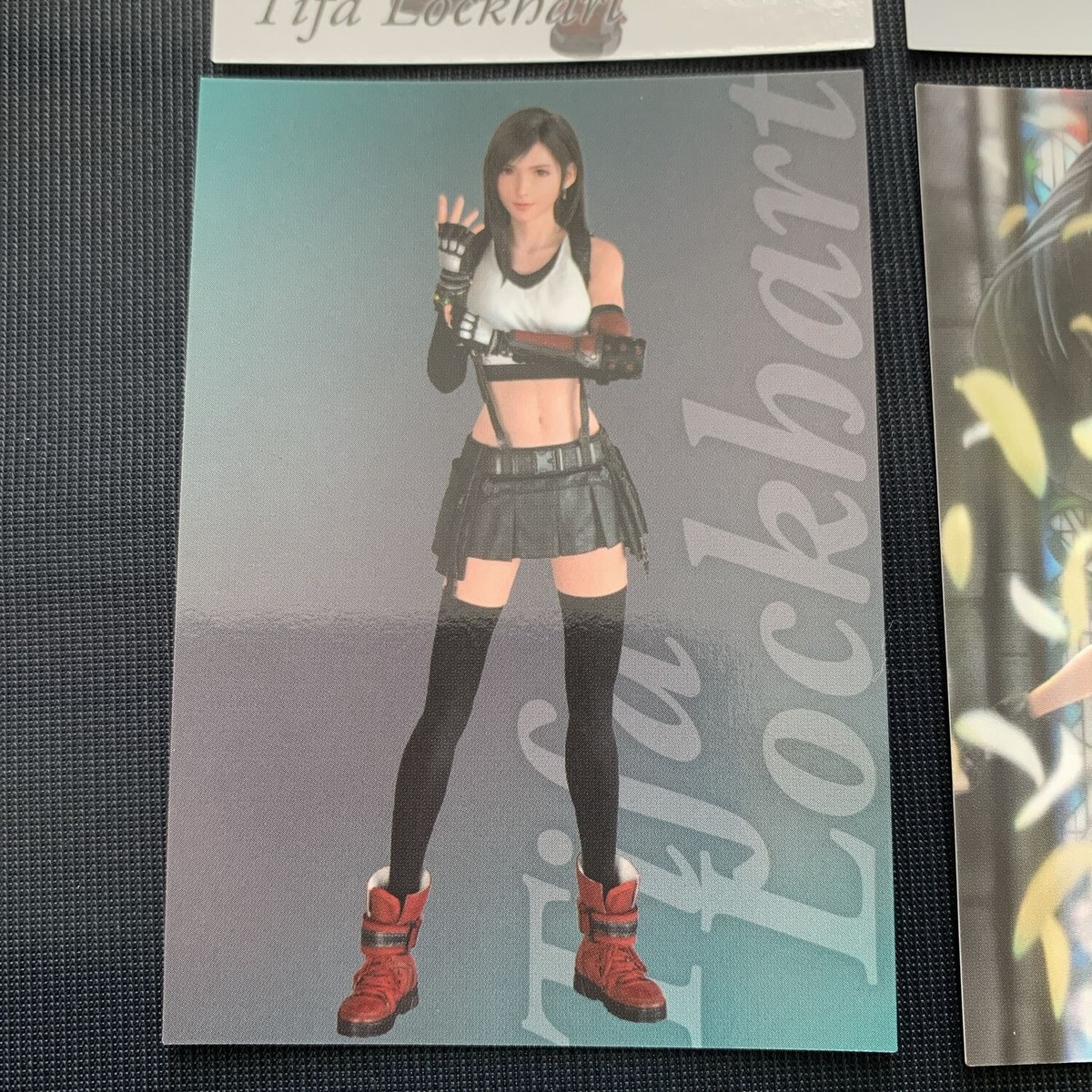 Final Fantasy VII TIFA LOCKHART Card 12 Sheet Set Art Museum