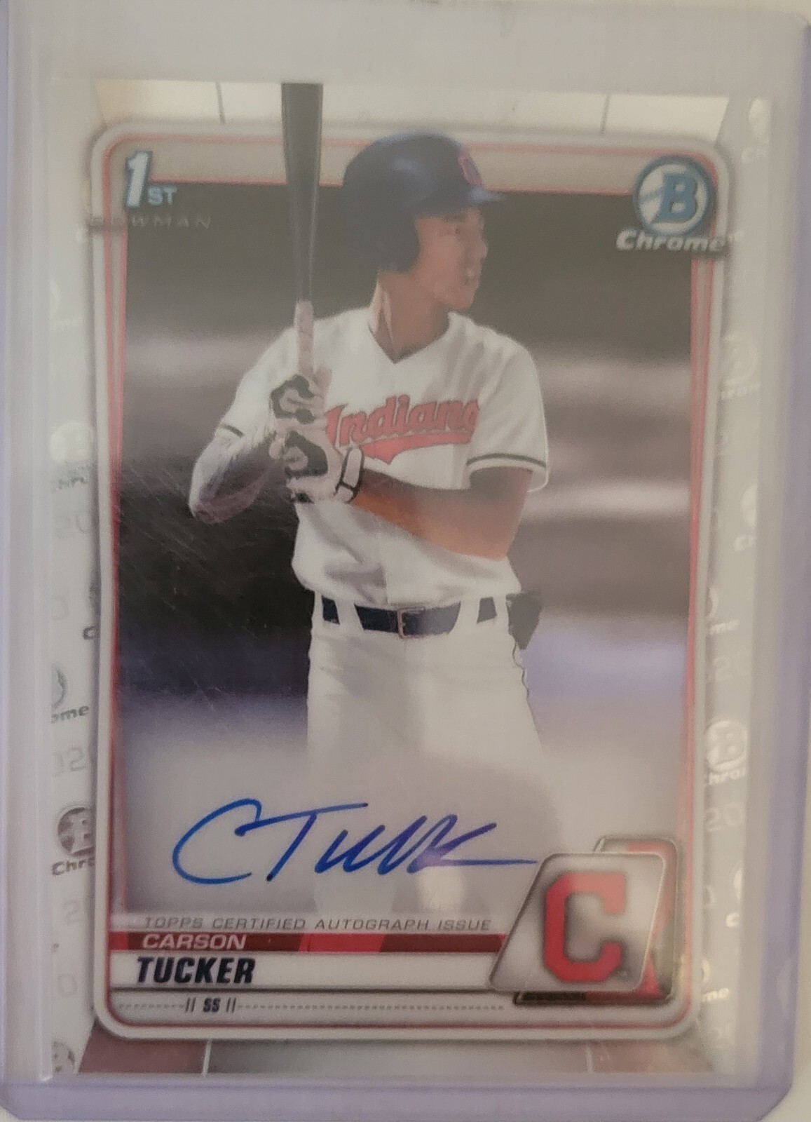 2020 Bowman Chrome Carson Tucker 1st Bowman  Autograph