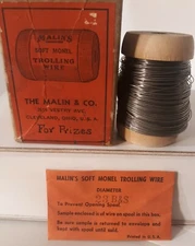The MAILIN Co  FISHING LINE Metal TROLLING WIRE Cleveland Ohio Advertising Box