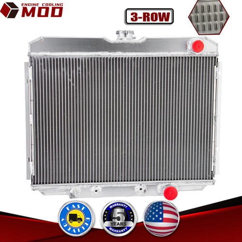 Three Core Radiator 3-Core Radiator For 67 -70 Ford Mustang Mercury Cougar V8 24