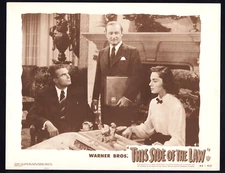 THIS SIDE OF THE LAW Original Movie Lobby Card Poster Viveca Lindfors Film Noir
