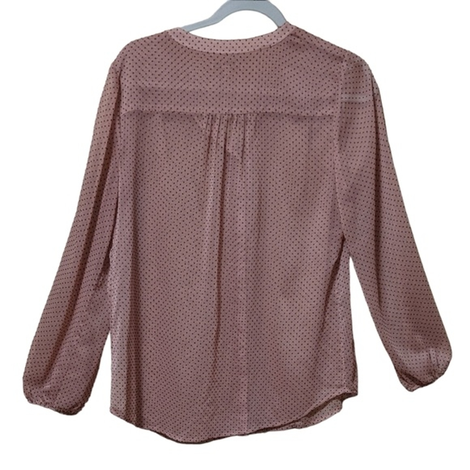 Broadway and Broom Madewell swiss dot sheer button fr… Gem