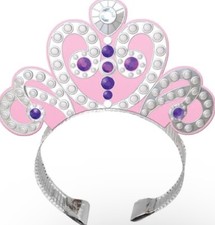Sofia the First Princess Tiara Headbands Birthday Party Favors 4 Per Package