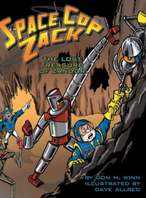 Winn - Space Cop Zack  The Lost Treasure of Zandor - New hardback or c - X555z