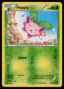 Pokemon Card - XY - Steam Siege Hoppip 3/114 Reverse Holo - NM