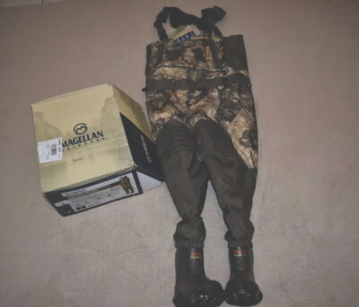 Magellan Mens Garrison 800 Breathable Insulated Hunting Bootfoot Wader Mossy Oak