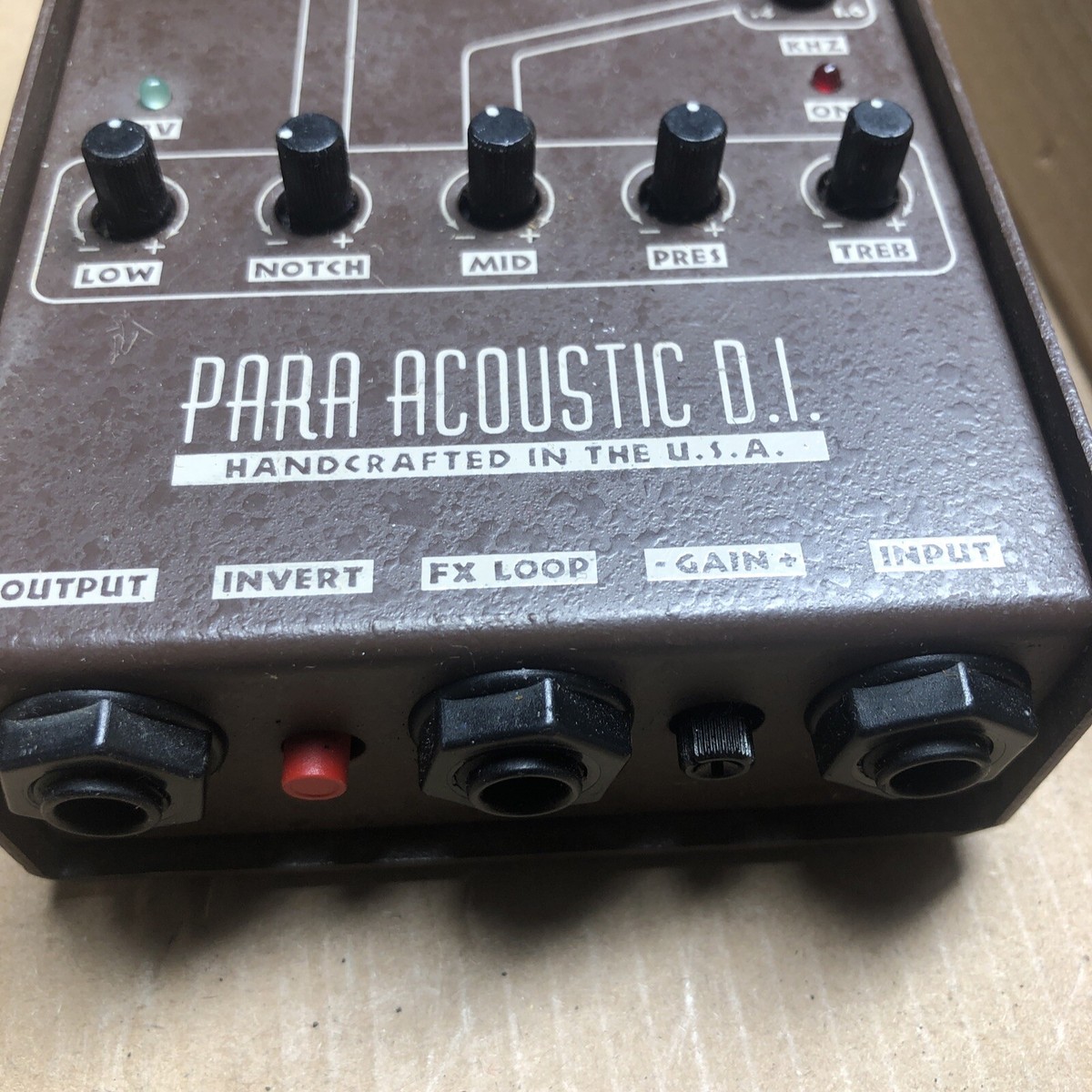 L.R. Baggs Para Acoustic DI. 5 Band Eq/Direct Box | eBay