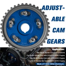 Adjustable Cam Gear Alloy Timing Gear Pulley Pullys For Honda Civic Sohc D15/D16
