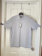 NWT Daniel Cremieux Men s LT Gray B 21C Color Short Sleeve Polo Shirt. Size : M