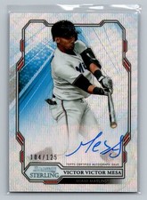 2019 Bowman Sterling Prospect Wave Refractor /125 Victor Victor Mesa Auto