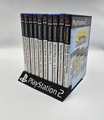 PS2 Playstation 2 Spiele Display Halter 3D Gedruckt Lerpo3D