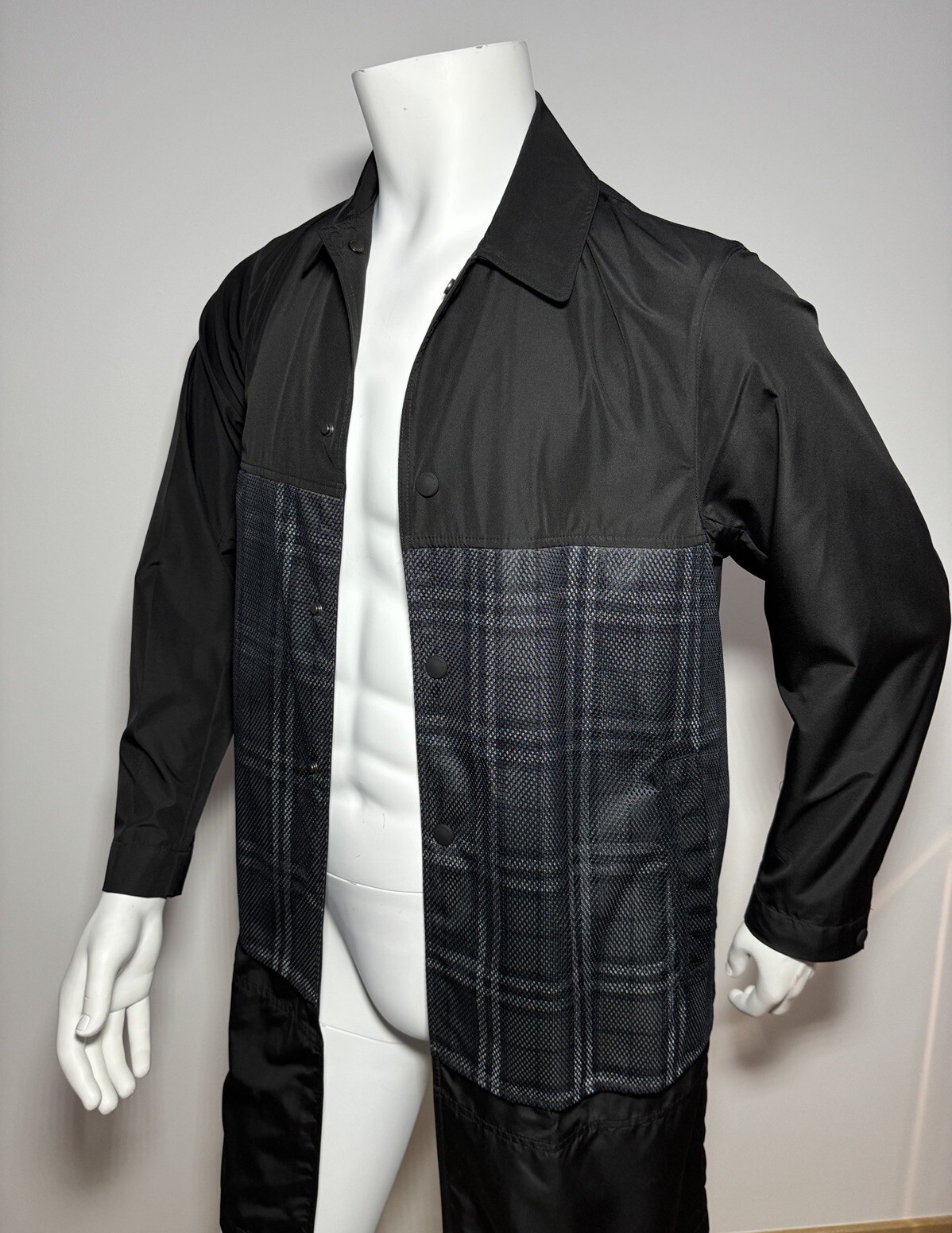 BURBERRY Check Panel Technical Car Coat Trench Jacket Size XXS RRP £1150 NEW image 3