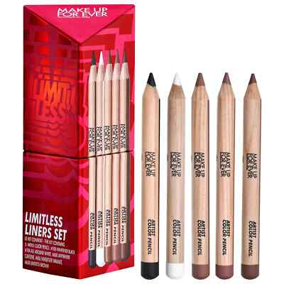 MAKE UP FOR EVER Mini Artist Color Pencil Lip & Eye Liner Set (5