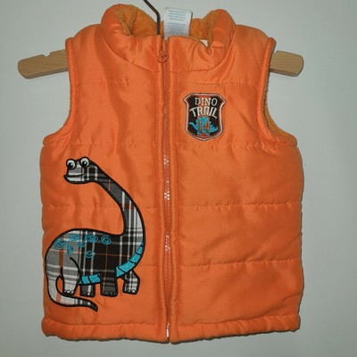 dinosaur puffer vest