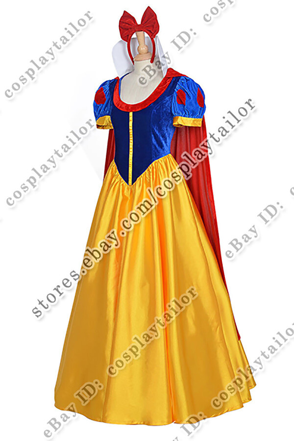 ladies snow white fancy dress Disney Women's Snow White Costume | Adult Snow White Costumes | Adult | Womens | S | Blue/Red/Yellow