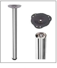 Pieds de Table, Pied de la Table Acier Noir Vernis 710mm, 4er Set