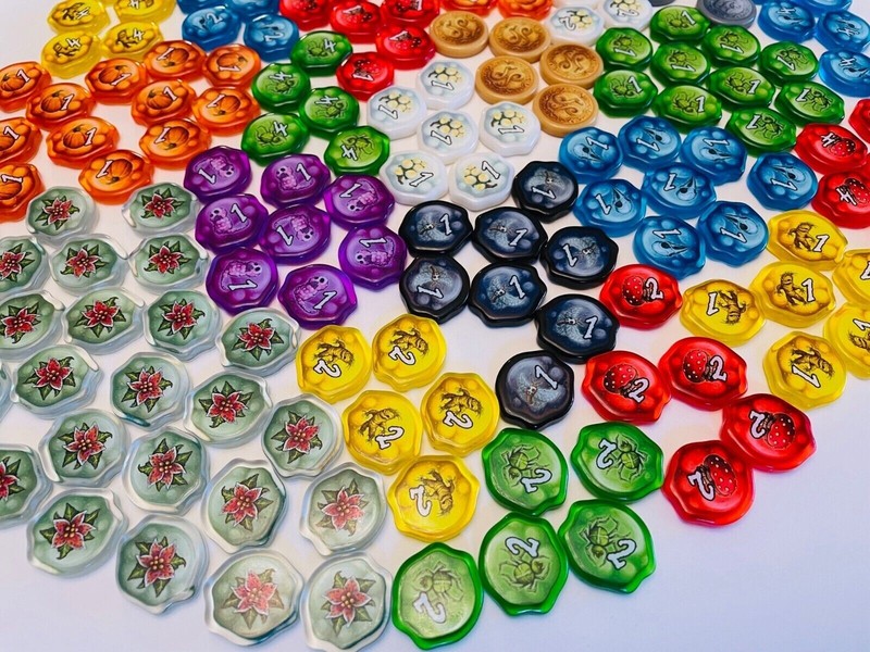 Plastic Bit Set for the Herb Witches Expansion of Quacks of Quedlinburg