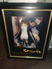 Renoir Pierre Auguste Art Print La Loge Impressionism Portrait Gallery Framed