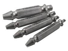 Faithfull 4 Piece Universal Screw Extractor Removal Set Sizes 1 - 4 FAISBEXTRACT