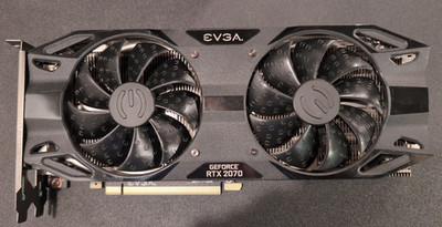EVGA 08G-P4-1171-KR GeForce RTX 2070 XC Black Edition Gaming Graphics Card