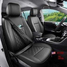 Front Car Seat Covers Custom Fit for Toyota Rav4 Camry Corolla 003-Grey Line