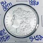 1886 BU UNCIRCULATED MORGAN SILVER DOLLAR AUTHENTIC U.S. MINT FREE SHIPPING 5452