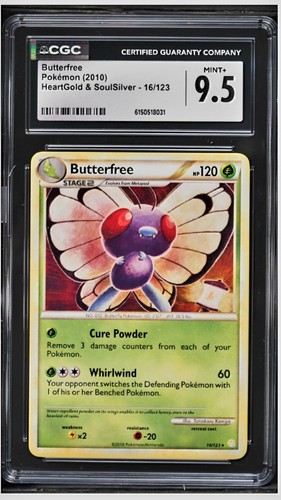 Butterfree graded CGC 9.5 for sale on eBay