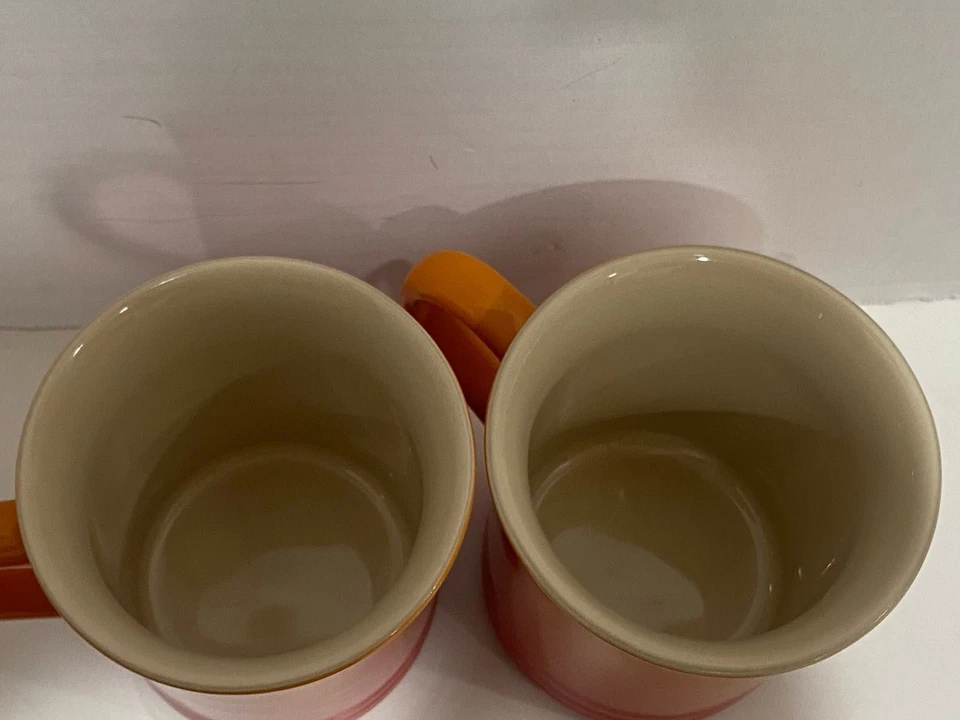 Juego de 2 tazas de café LE CREUSET Flame 350 ml Foto 2 de 4