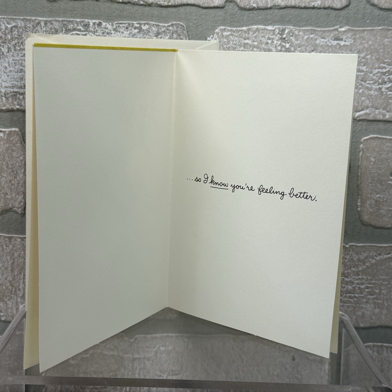 Norcross Get Well Card w/ Envelope Fairy Pixie Dandelion Wishes Unused