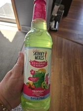 Jordan's Skinny Mixes Sugar Free Syrup,  Tropical Flavor, With Free Pump