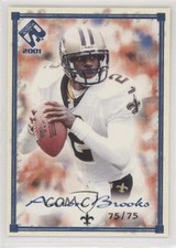 2001 Pacific Private Stock Blue Framed 75/75 Aaron Brooks #59 h7n