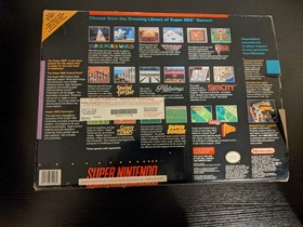 Super Nintendo SNES Console, Box,5 Games, 2 Controllers, Final Fight 2 w/ Book
