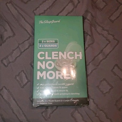 The SleepGuard Clench No More Custom-Fit Mouth Guard Clear w/ Storage Case