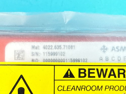 ASML 4022.635.71081 COVER RS CA SUPPLY Original OEM Cleanroom Module Part – New - Foto 4 di 5