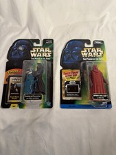 2 STAR WARS THE POWER OF THE FORCE FIGUREN EMPEROR PALPATINE & ROYAL GUARD