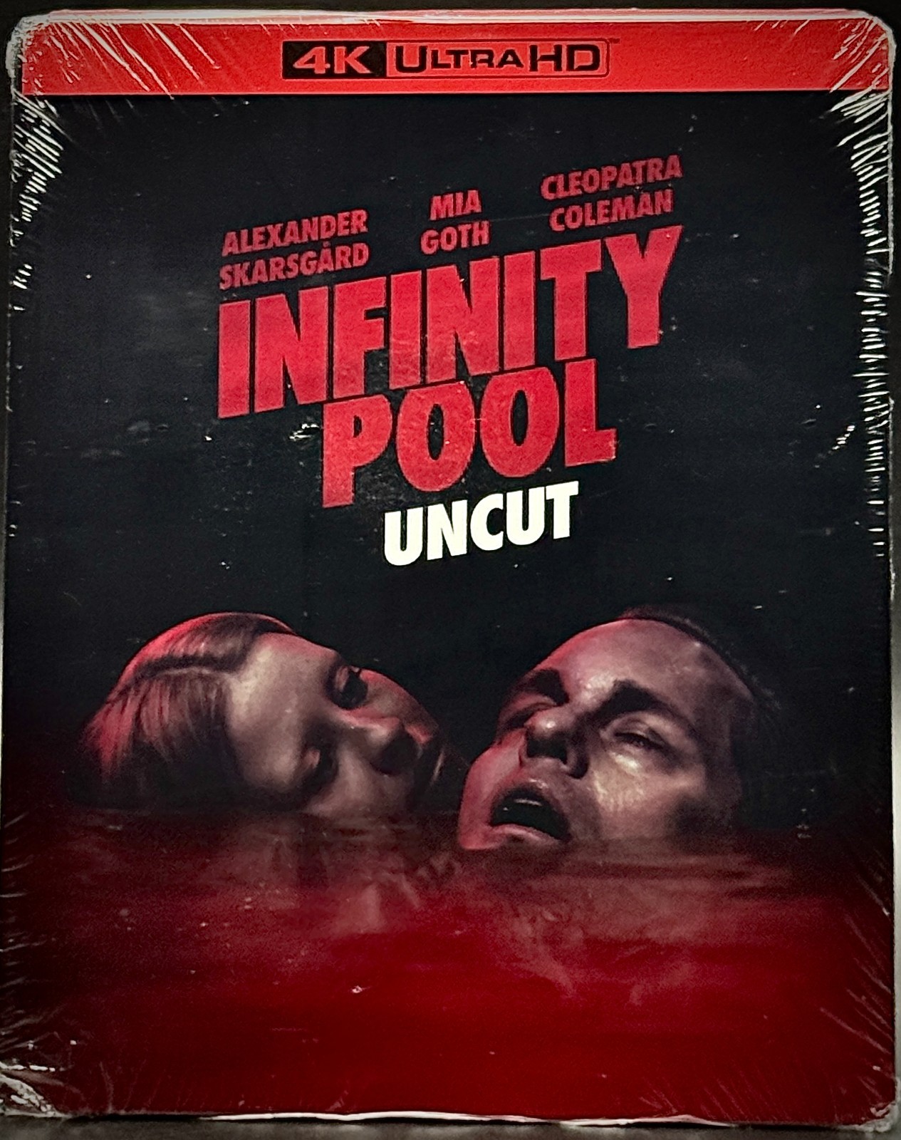 INFINITY POOL UNCUT US EXCLUSIVE 4K UHD BLU-RAY STEELBOOK ** NEW & SEALED!! **